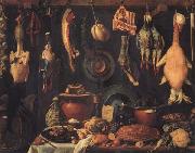 Jacopo da Empoli Still Life with Game Spain oil painting reproduction